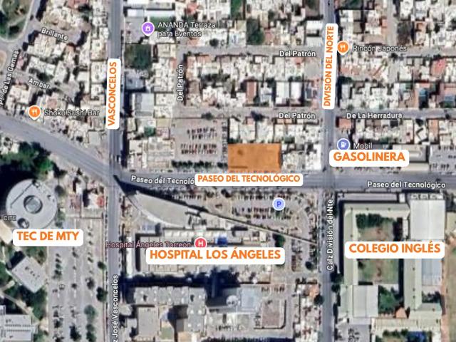 Renta de Terreno Comercial Frente a Hospital Los Ángeles en Torreón