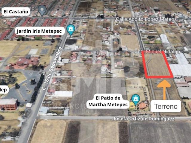 RENTA DE TERRENO EN METEPEC