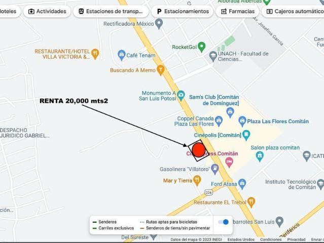 Renta de terreno en Comitan