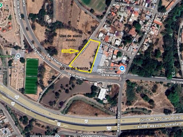 RENTA DE TERRENO EN SAN JUAN DEL RIO, QRO