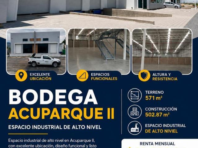 Renta de Bodega ACUPARK II 571 m2
