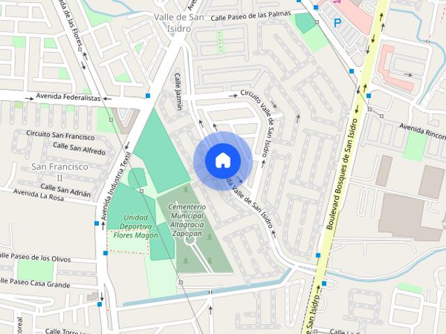 Renta de casa Av. Camino a Bosque de San Isidro, Colonia Jardines del Porvenir, C.P. 45180
