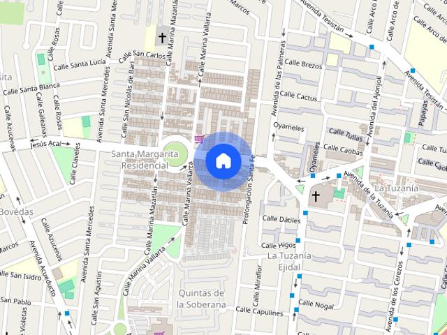 Renta de casa Av. Jesús 1235, Santa Margarita1a Secc 45140 Zapopan, Jal. #1235Int. 1 14, Colonia Santa Margarita, C.P. 45140