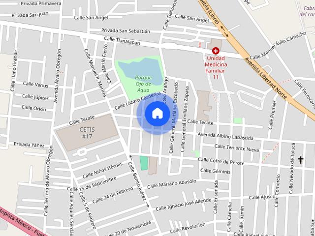 Renta de casa en, Colonia Ojo de Agua, C.P. 74042