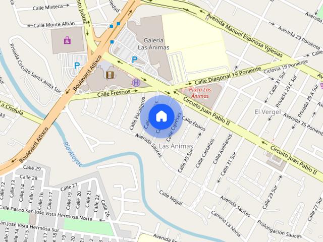 Renta de casa Las Ánimas, Colonia Las Ánimas, C.P. 72400