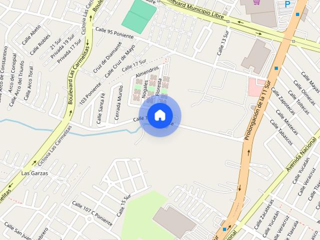 Renta de departamento 103 poniente, Colonia Ex Hacienda Mayorazgo, C.P. 72480
