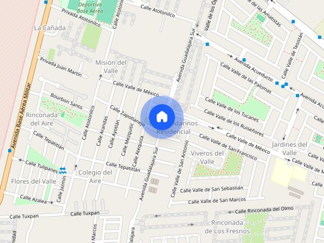Renta de departamento Colegio del Aire, Av guadalajara, Colonia Jardines Del Valle, C.P. 45138