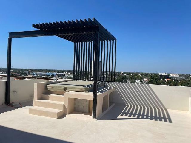 Renta de departamento con piscina en Montes de Amé