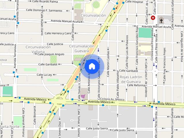 Renta de departamento Calle Garibaldi #2582, Colonia Ladrón de Guevara, C.P. 44600
