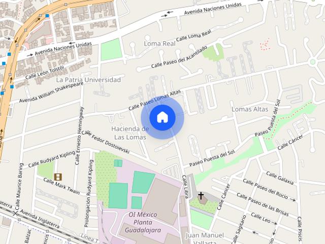 Renta de departamento Calle Libra #481, Colonia Lomas de Santa Rita, C.P. 45120