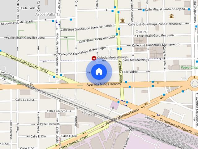 Renta de departamento Calle Vidrio 2215, Col Americana, Obrera, 44150 Guadalajara, Jal. #2215, Colonia Lafayette, C.P. 44150