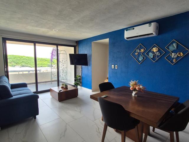 Renta de departamento amueblado con amenidades, Xochitepec, Morelos. Clave 6366