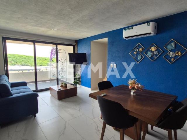 Renta de departamento amueblado con amenidades, Xochitepec, Morelos. Clave 6366