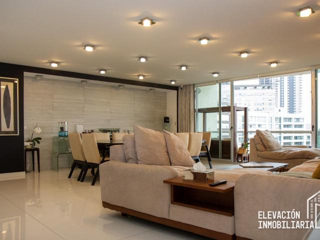 Renta de Departamento con terraza amueblado en Orun Palace, Bosque Real, Huixquilucan, Edo