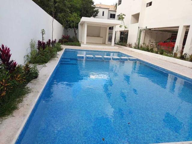 RENTA DE DEPARTAMENTO ALBORADA CONDOS. PUERTO MORELOS $15,900 AMUEBLADO