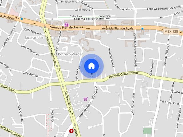 Renta de departamento Av. Cuahutemoc #S/N, Colonia Jacarandas, C.P. 62420