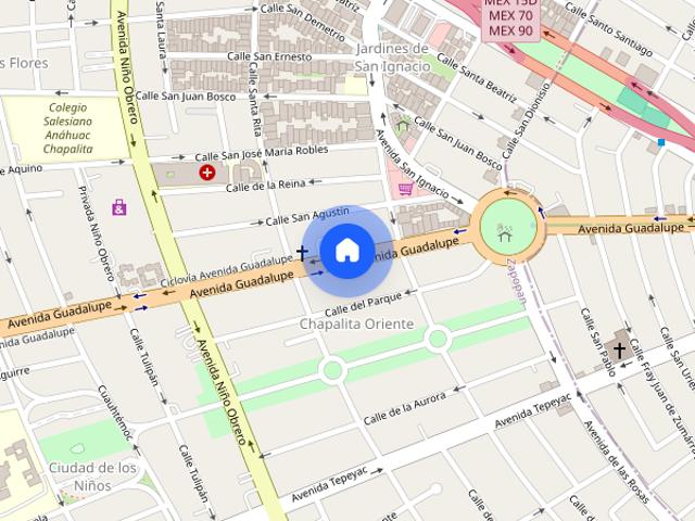 Renta de departamento av guadalupe, Colonia Jardines de San Ignacio, C.P. 45040