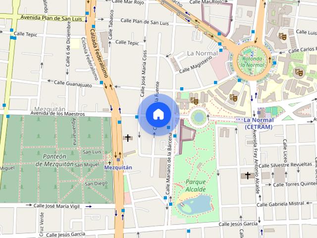 Renta de departamento Av. de los Maestros 1265, La Normal, 44260 Guadalajara, Jal. #1265Int. 302, Colonia La Normal, C.P. 44260