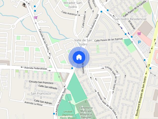 Renta de departamento av federalistas, Colonia Real Del Bosque, C.P. 45130