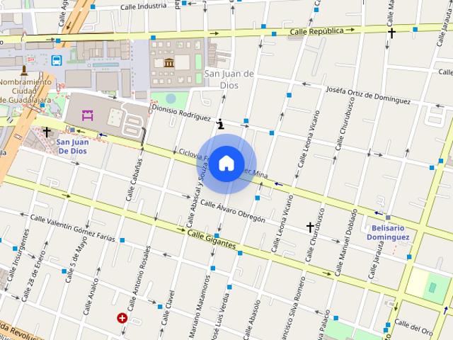 Renta de departamento Av. Francisco Javier Mina, Colonia San Juan de Dios, C.P. 44360