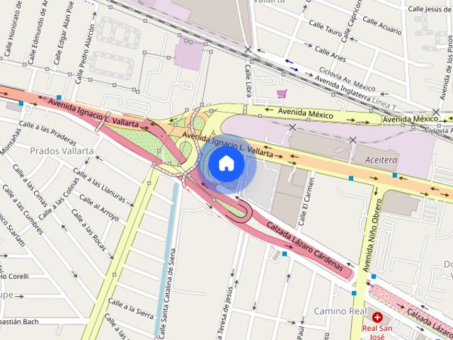 Renta de departamento Av. Ignacio L Vallarta 5145, Camino Real, 45040 Zapopan, Jal. #5145, Colonia Camino Real, C.P. 45040