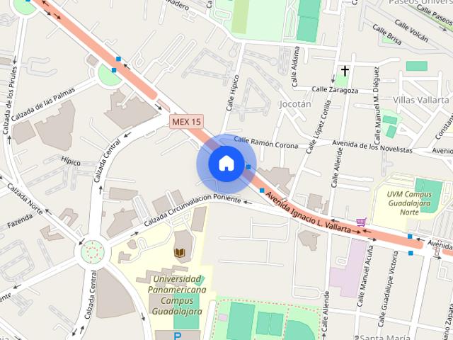 Renta de departamento Av. Ignacio L Vallarta 6009, Granja, 45010 Zapopan, Jal. #6009, Colonia Ciudad Granja, C.P. 45010