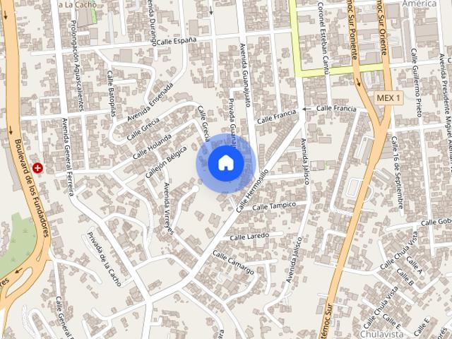 Renta de departamento Av Jalisco, Colonia Madero Sur, C.P. 22046