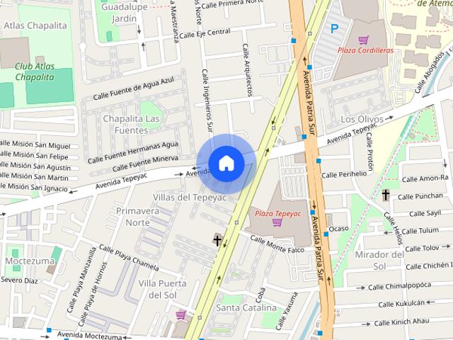 Renta de departamento AV TEPEYAC #5122, Colonia Chapalita de Occidente, C.P. 45030