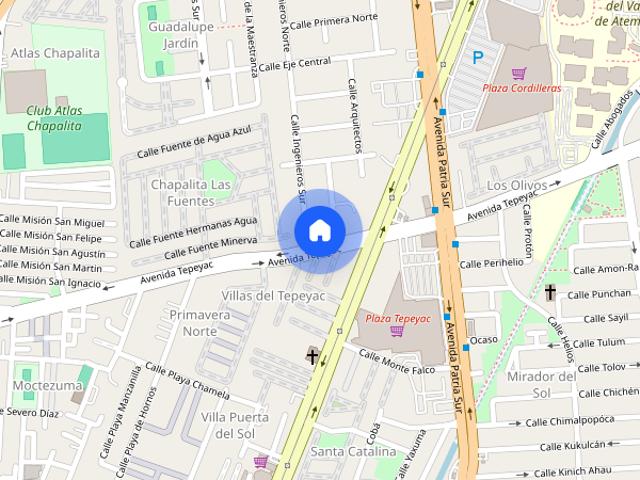 Renta de departamento AV TEPEYAC #5142, Colonia Chapalita de Occidente, C.P. 45030