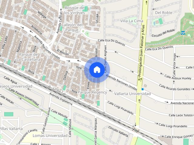 Renta de departamento Avenida Naciones Unidas, Colonia Olivos Residencial, C.P. 45019