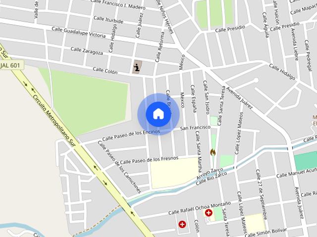 Renta de departamento Avenida Paseo de la Marina, Colonia Las Navajas, C.P. 45335