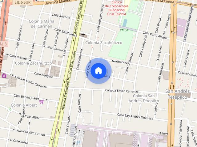 Renta de departamento Bretaña #158, Colonia Zacahuitzco, C.P. 09440