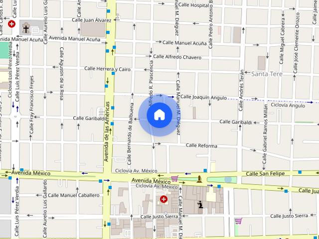 Renta de departamento Garibaldi, Colonia Ladrón de Guevara, C.P. 44600