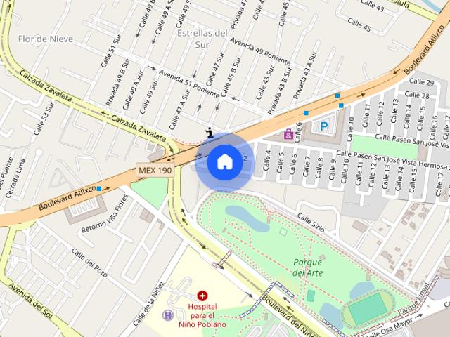 Renta de departamento en calle 1, Colonia Estrella del Sur, C.P. 72190