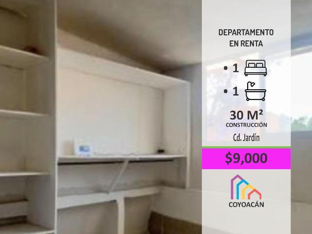 RENTA DE DEPARTAMENTO EN CIUDAD JARDIN
