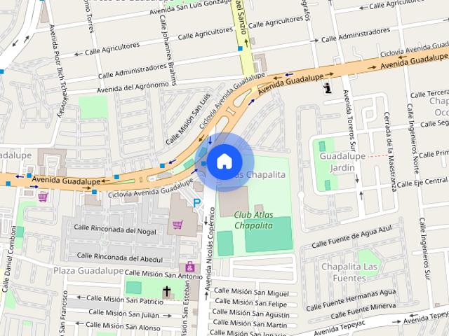 RENTA DE DEPARTAMENTO EN CLASSIQA CHAPALITA TOTALMENTE AMUEBLADO a 5 MIN DE PLAZA GALERIAS