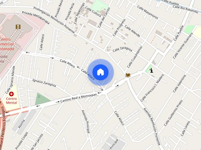Renta de departamento en Atlaco #sn, Colonia Santiago Momoxpan, C.P. 72775