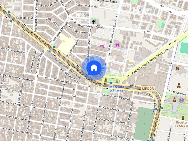 Renta de departamento en Av. Adolfo López Mateos Sur, Loma Bonita, Zapopan, Jal Colonia Arboledas 1a Secc, C.P. 45070