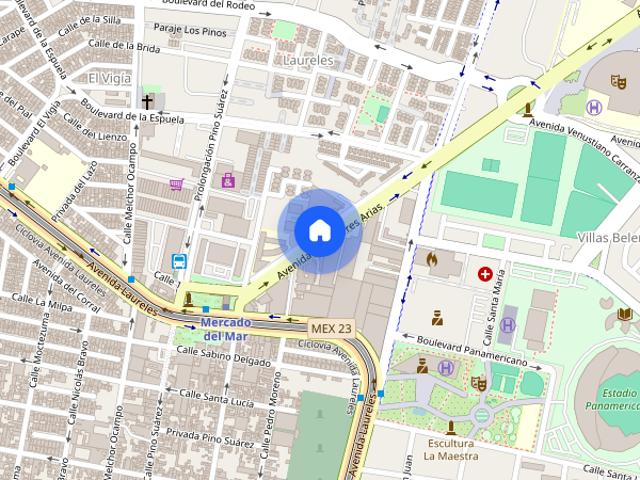 Renta de departamento en AV JOSE PARRES ARIAS, Colonia Zapopan Centro, C.P. 45100