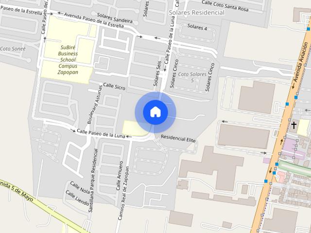 Renta de departamento en Av. Paseo de La Luna 630, Solares Residencial, 45019 Zapopan, Jal. #630, Colonia Santillana Parque Residencial, C.P. 45019