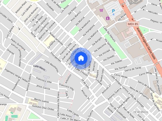 Renta de departamento en Av Washington, Colonia Monterrey Centro, C.P. 64000