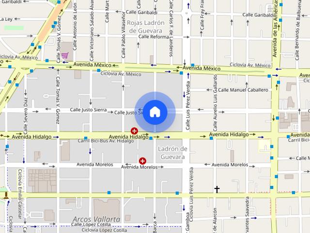 Renta de departamento en Avenida Hidalgo, Colonia Rojas Ladrón de Guevara, C.P. 44650