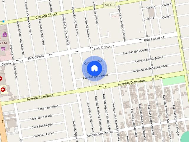Renta de departamento en Bahía, Colonia Bahía, C.P. 22880