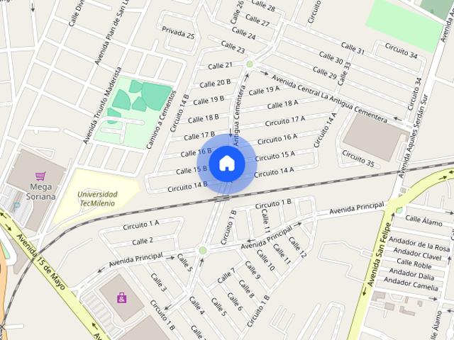 Renta de departamento en Blvd, San Felipe Fracc, Antigua Cementera, Colonia Zona Cementos Atoyac, C.P. 72023