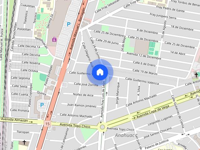 Renta de departamento en Guillermo Valencia #634, Colonia Anáhuac, C.P. 66450