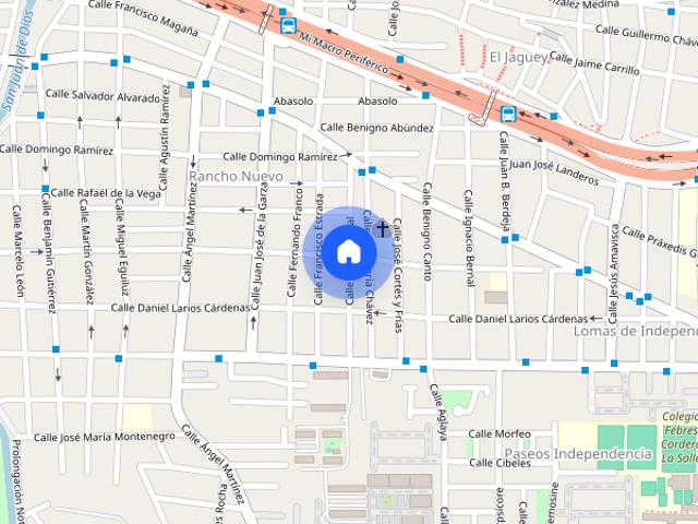 Renta de departamento en DOZAL TOMAS, Colonia Lomas de Independencia, C.P. 44240
