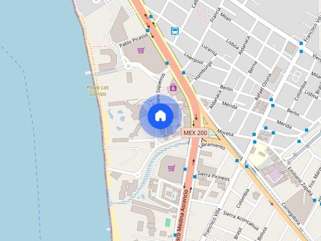 Renta de departamento en David Alfaro Siqueiros 487, Zona Hotelera, Las Glorias, 48333 Puerto Vallarta, Jal. #487Int. Casa Huerta, Colonia Las Glorias, C.P. 48333