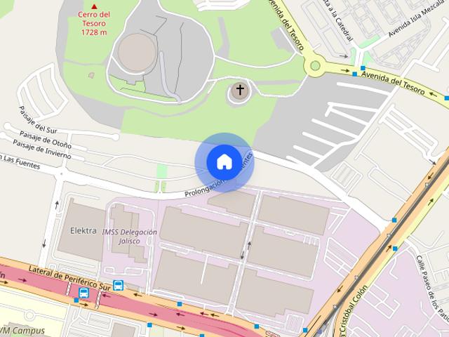 Renta de departamento en Fraccionamiento Panorama, Las Fuentes 1376, Paisajes del Tesoro, Sin Nombre, 45608 San Pedro Tlaquep #1376, Colonia Parque Industrial Tecnológico, C.P. 45608