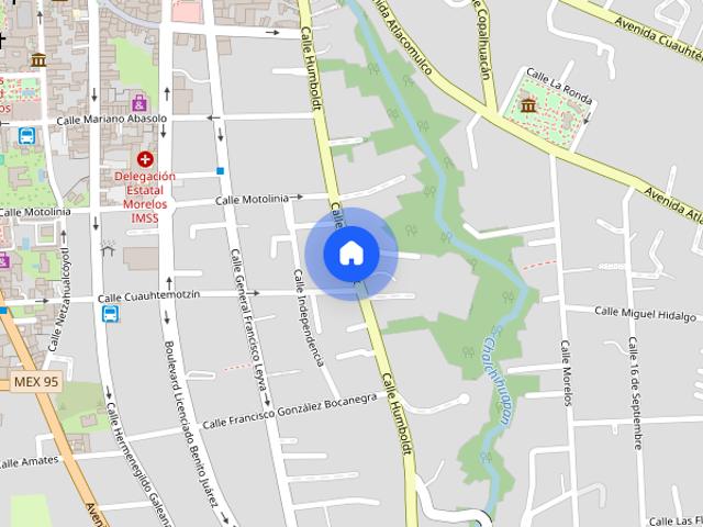 Renta de departamento en Humboldt, Colonia Cuernavaca Centro, C.P. 62000