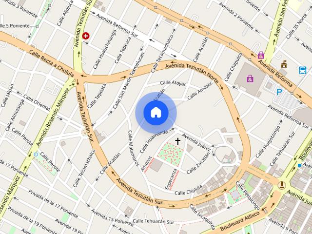 Renta de departamento en La Paz, 72160 Heroica Puebla de Zaragoza, Pue Colonia La Paz B, C.P. 72160